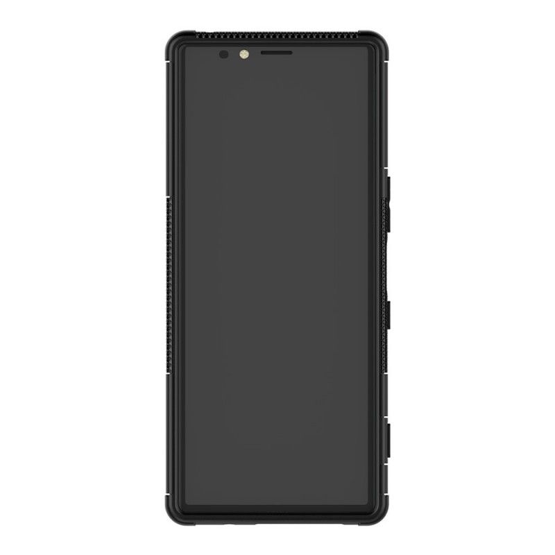 Case Kuoret Sony Xperia 1 Valkoinen Musta Puhelinkuoret Erittäin Kestävä