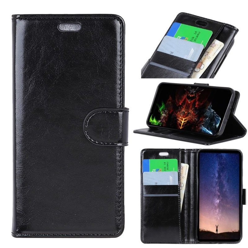 Flip Case Sony Xperia 1 Kiiltävä Nahkaefekti