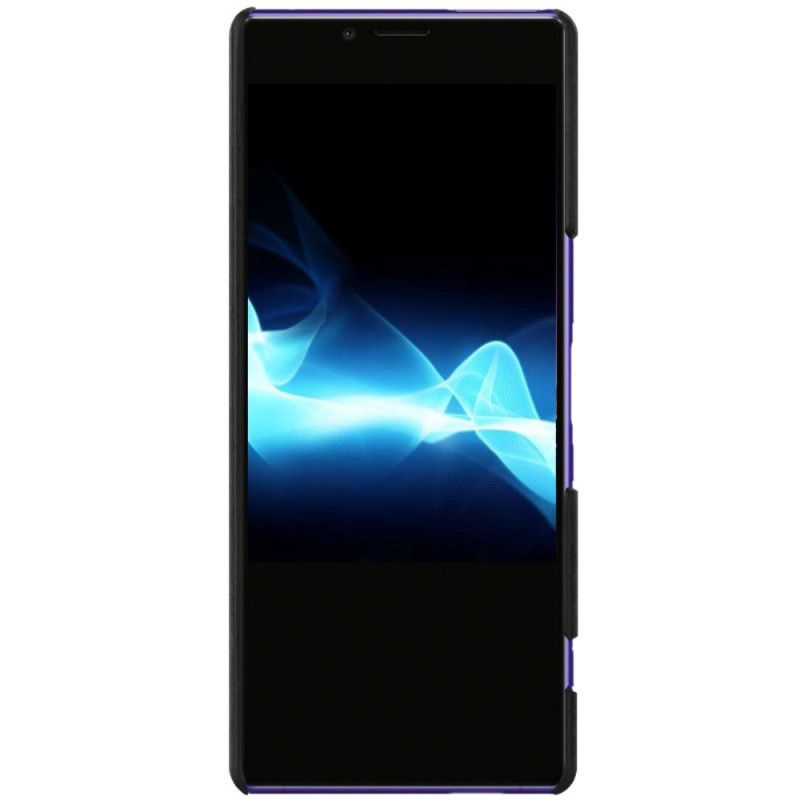 Kuori Sony Xperia 1 Punainen Musta Imak Ruiyi -Sarjan Nahkaefekti