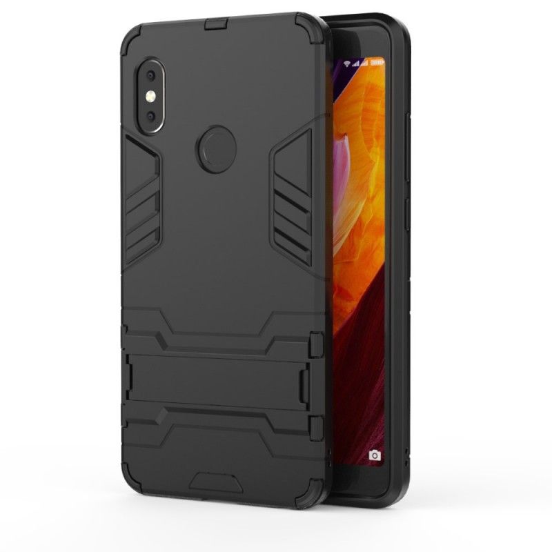 Case Kuoret Xiaomi Redmi Note 5 Punainen Musta Puhelinkuoret Erittäin Kestävä