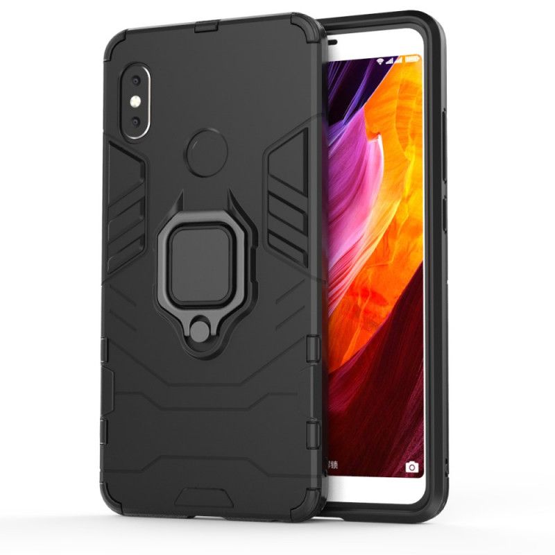 Case Kuoret Xiaomi Redmi Note 5 Punainen Musta Puhelinkuoret Kestävä Rengas