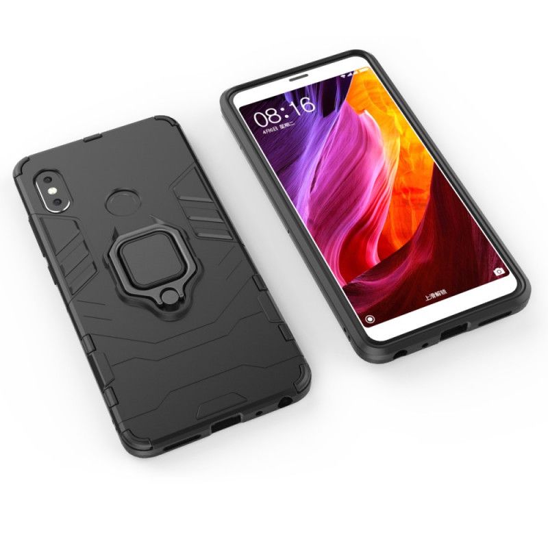 Case Kuoret Xiaomi Redmi Note 5 Punainen Musta Puhelinkuoret Kestävä Rengas