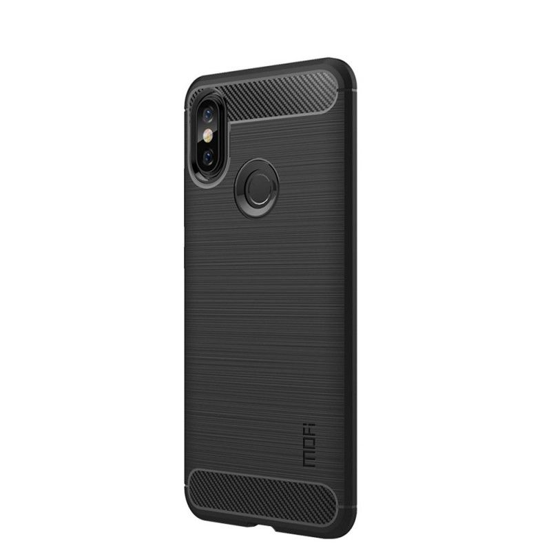 Kuori Xiaomi Redmi Note 5 Harmaa Musta Harjattu Hiilikuitu