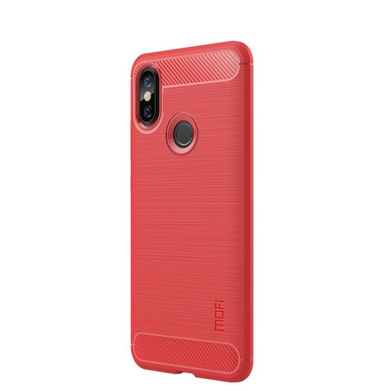 Kuori Xiaomi Redmi Note 5 Harmaa Musta Harjattu Hiilikuitu