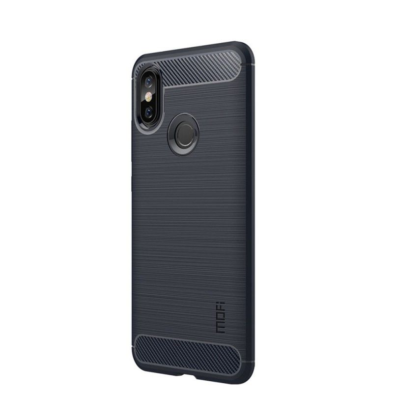 Kuori Xiaomi Redmi Note 5 Harmaa Musta Harjattu Hiilikuitu