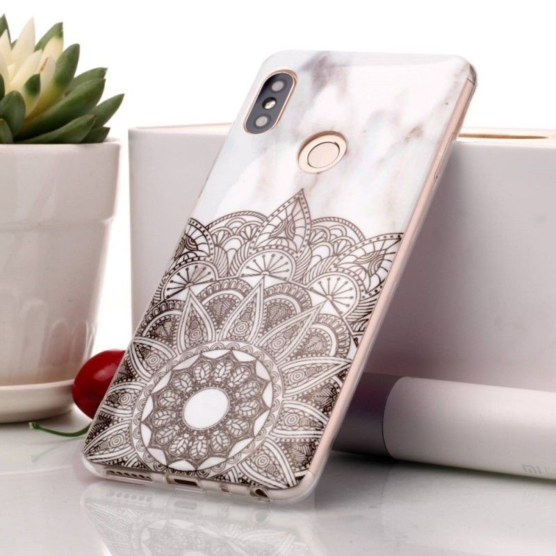 Kuori Xiaomi Redmi Note 5 Marmoroitu Mandala Suojakuori