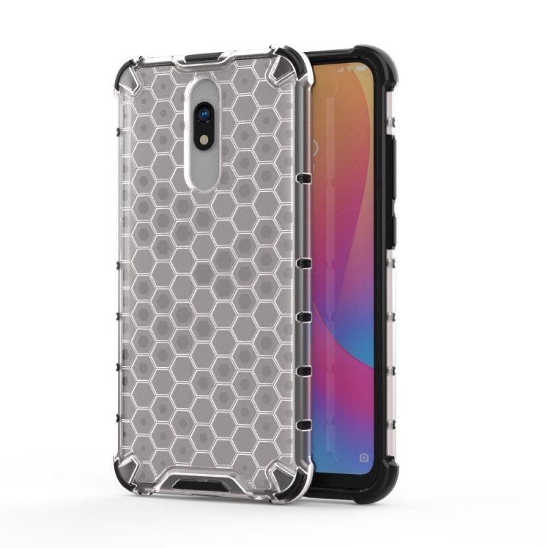 Case Kuoret Xiaomi Redmi 8A Valkoinen Musta Puhelinkuoret Hunajakennotyyli