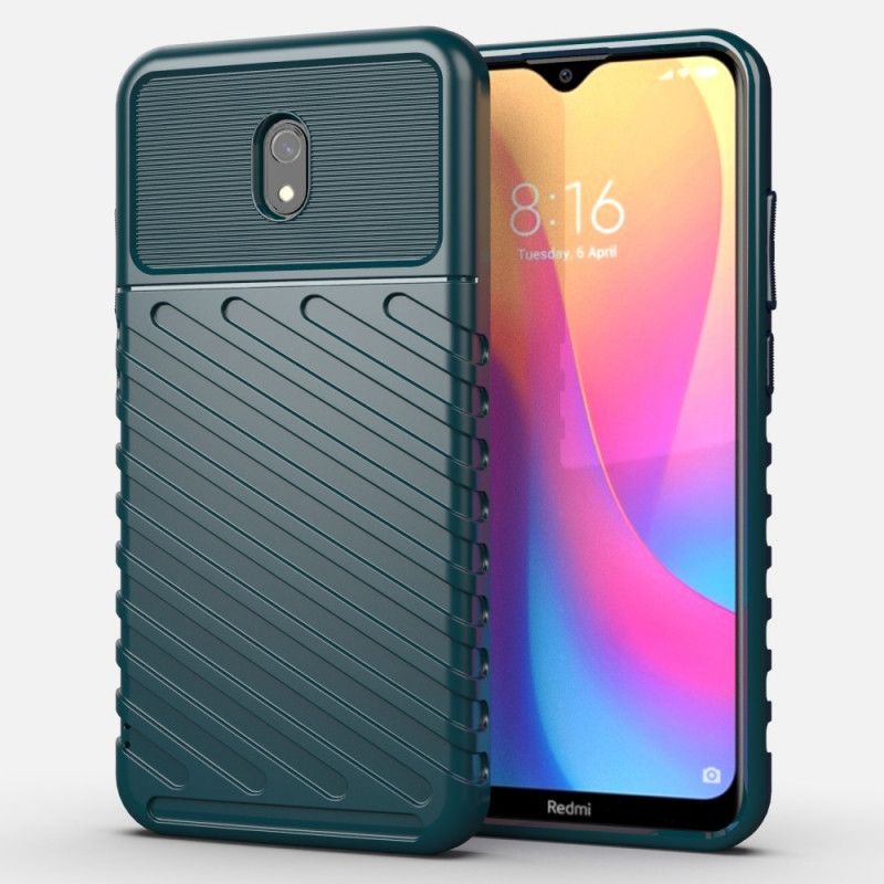 Case Kuoret Xiaomi Redmi 8A Vihreä Musta Puhelinkuoret Ukkosarja