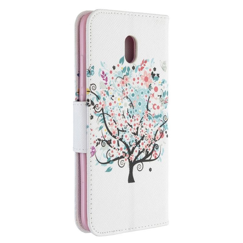 Flip Case Xiaomi Redmi 8A Kukallinen Puu