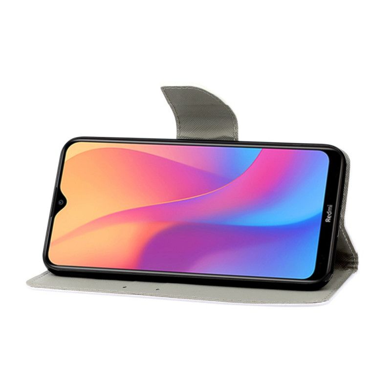 Flip Case Xiaomi Redmi 8A Romanttinen Ruusu Stringillä