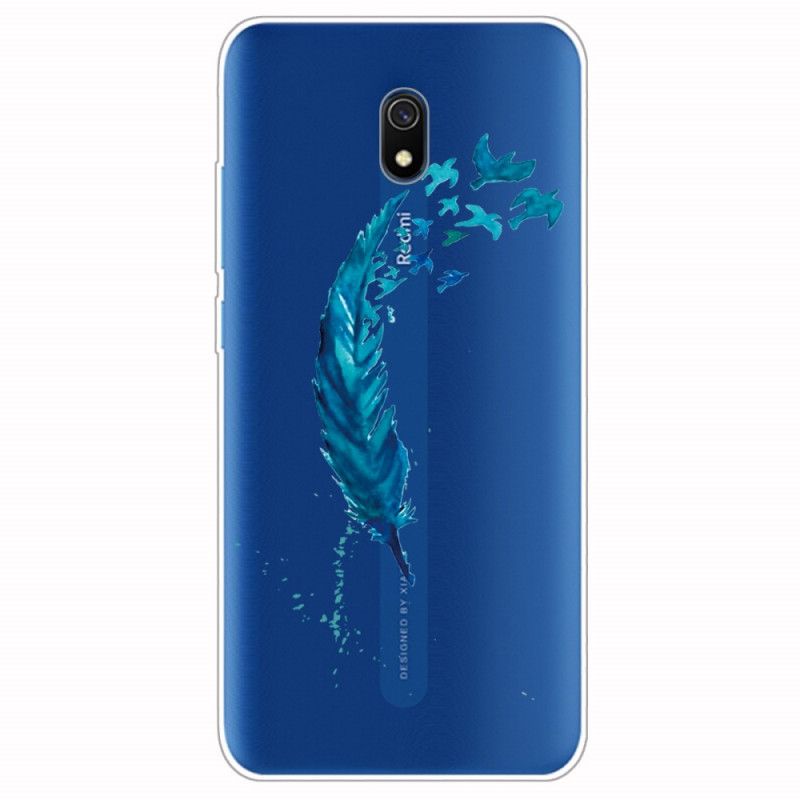 Kuori Xiaomi Redmi 8A Kaunis Sininen Sulka