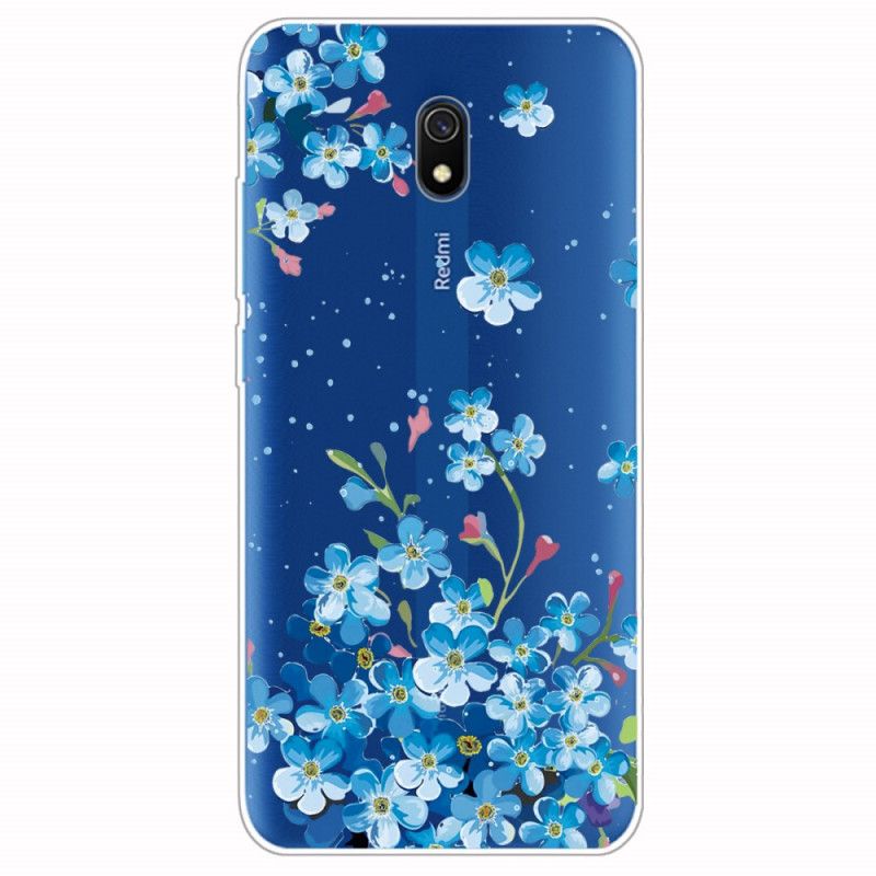 Kuori Xiaomi Redmi 8A Kimppu Sinisiä Kukkia Suojakuori