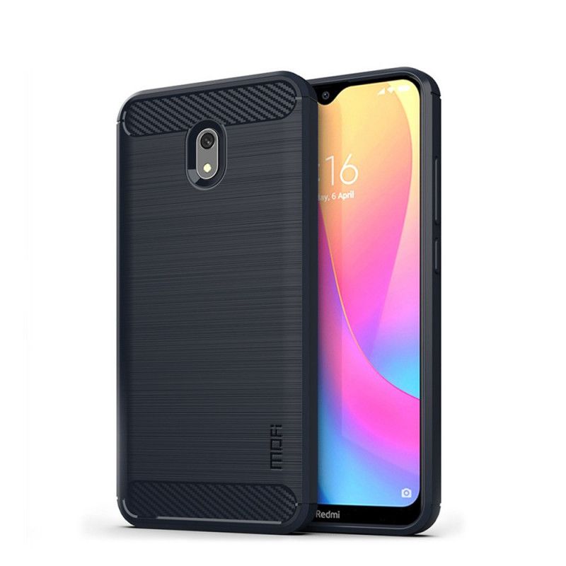 Kuori Xiaomi Redmi 8A Punainen Harmaa Mofi Harjattu Hiilikuitu