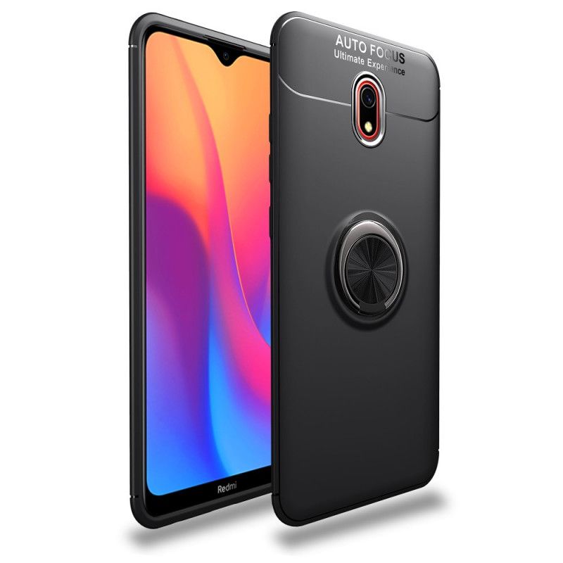 Kuori Xiaomi Redmi 8A Punainen Musta Lenuo-Magneettirengas Suojakuori