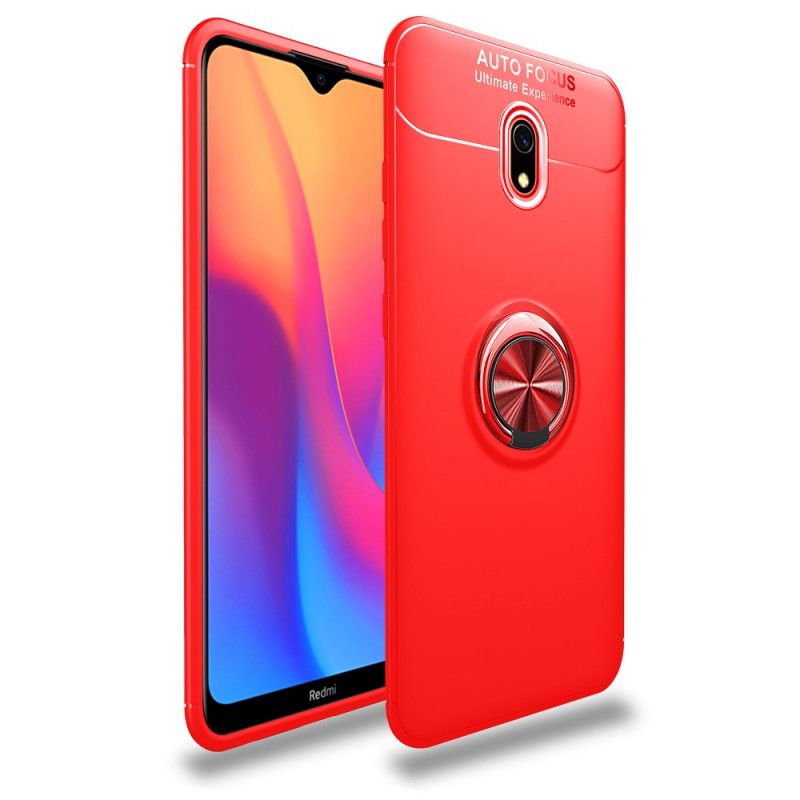 Kuori Xiaomi Redmi 8A Punainen Musta Lenuo-Magneettirengas Suojakuori