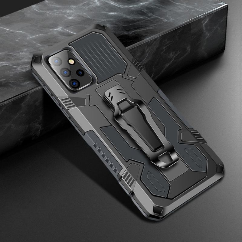 Case Kuoret Samsung Galaxy A72 4G / A72 5G Harmaa Musta Puhelinkuoret Irrotettava Pidikkeen Pidike