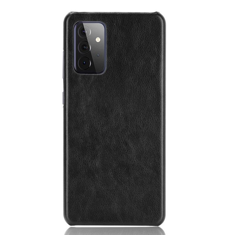 Case Kuoret Samsung Galaxy A72 4G / A72 5G Harmaa Musta Puhelinkuoret Suorituskykyinen Litsi Nahkainen Vaikutus