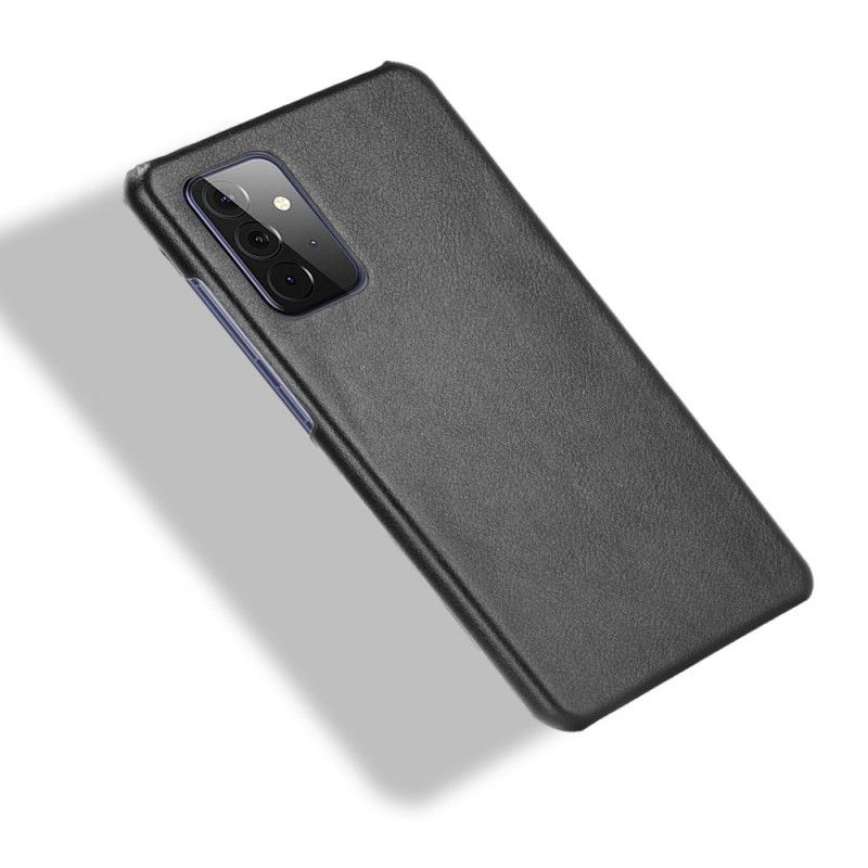 Case Kuoret Samsung Galaxy A72 4G / A72 5G Harmaa Musta Puhelinkuoret Suorituskykyinen Litsi Nahkainen Vaikutus