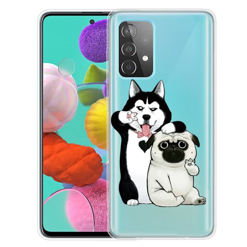 Case Kuoret Samsung Galaxy A72 4G / A72 5G Puhelinkuoret Hauskoja Koiria