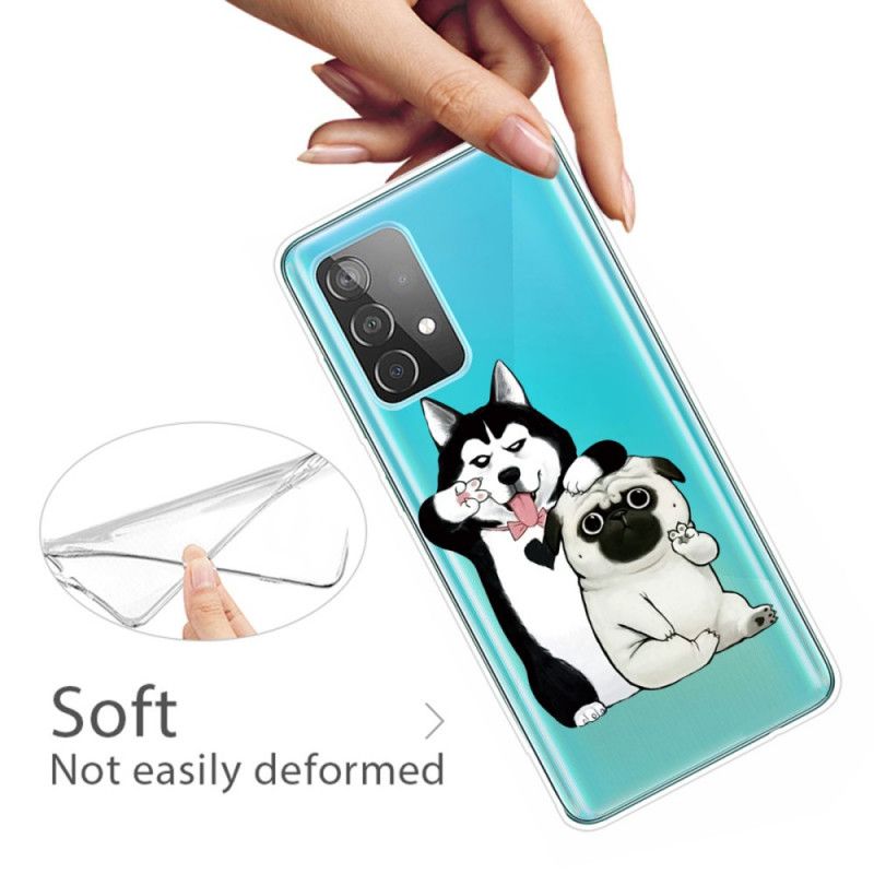 Case Kuoret Samsung Galaxy A72 4G / A72 5G Puhelinkuoret Hauskoja Koiria