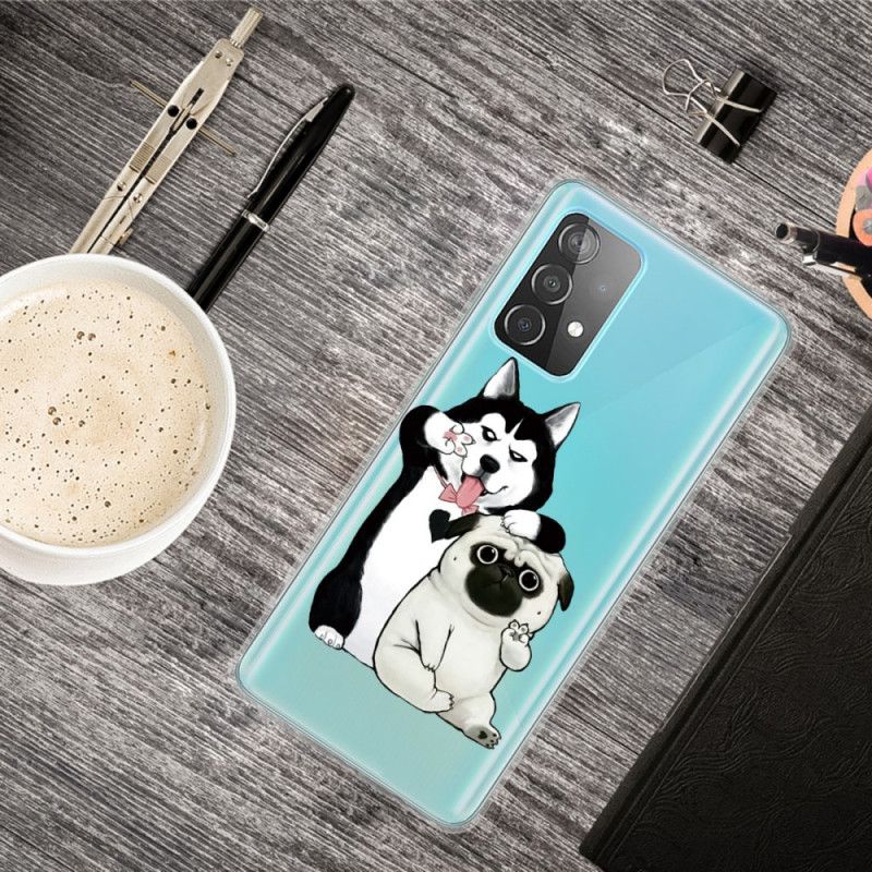 Case Kuoret Samsung Galaxy A72 4G / A72 5G Puhelinkuoret Hauskoja Koiria