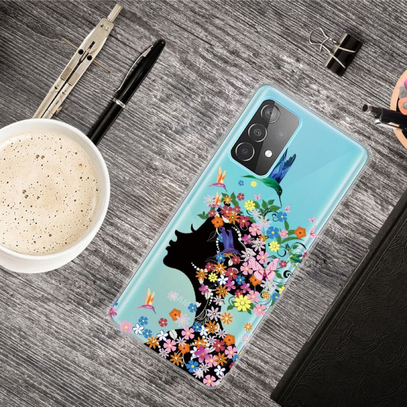 Case Kuoret Samsung Galaxy A72 4G / A72 5G Puhelinkuoret Kaunis Kukkapää