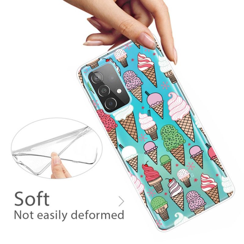 Case Kuoret Samsung Galaxy A72 4G / A72 5G Puhelinkuoret Kermajäätelö