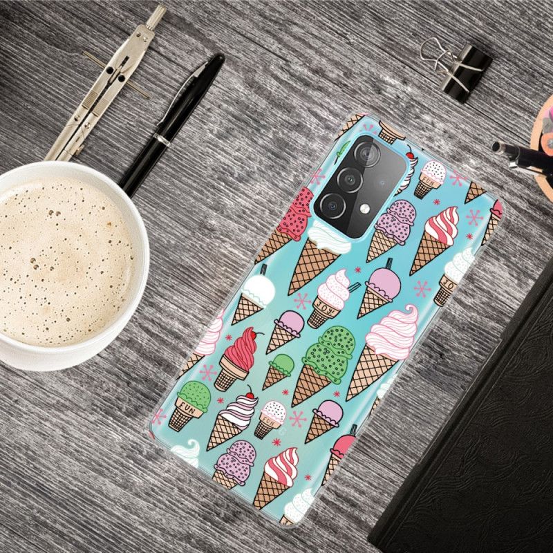 Case Kuoret Samsung Galaxy A72 4G / A72 5G Puhelinkuoret Kermajäätelö