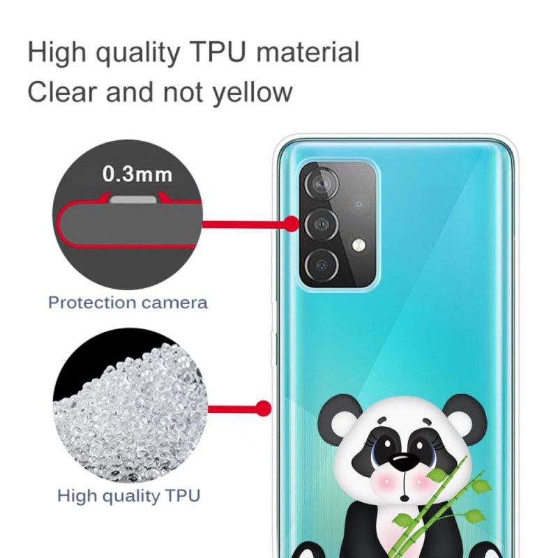 Case Kuoret Samsung Galaxy A72 4G / A72 5G Puhelinkuoret Läpinäkyvä Surullinen Panda