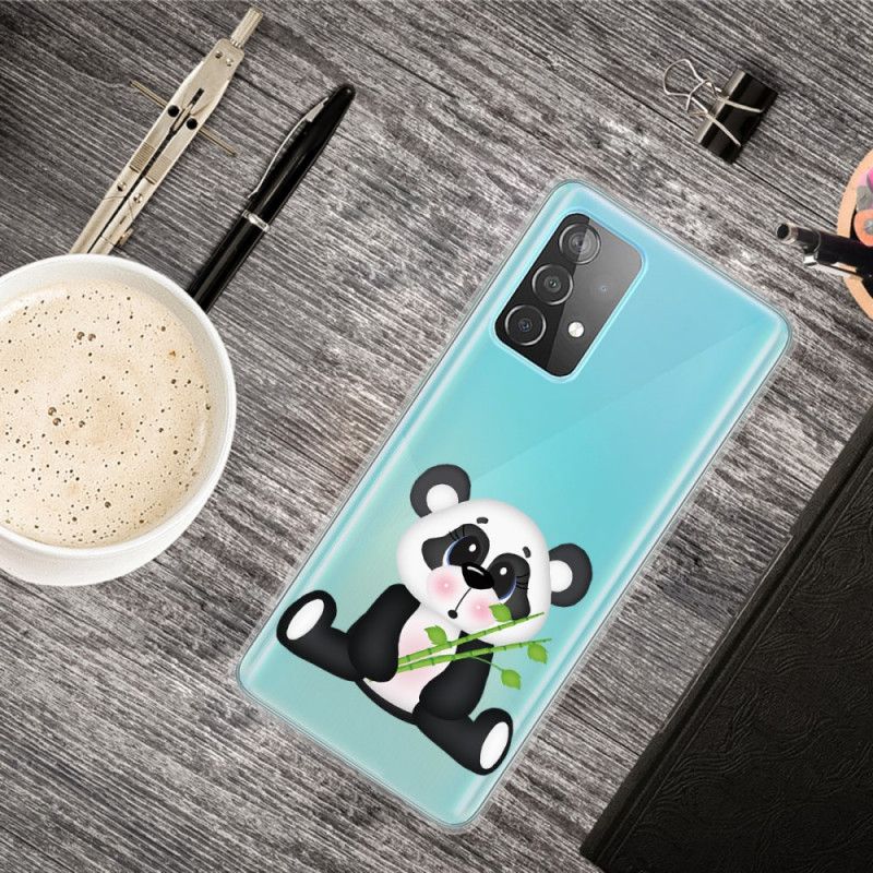 Case Kuoret Samsung Galaxy A72 4G / A72 5G Puhelinkuoret Läpinäkyvä Surullinen Panda