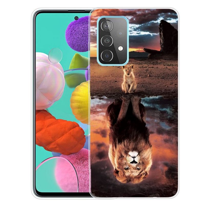 Case Kuoret Samsung Galaxy A72 4G / A72 5G Puhelinkuoret Leijonanpentu Unelma