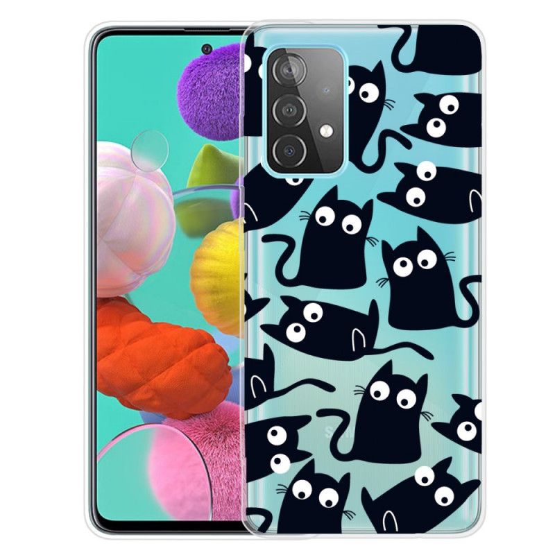 Case Kuoret Samsung Galaxy A72 4G / A72 5G Puhelinkuoret Mustat Hiiret