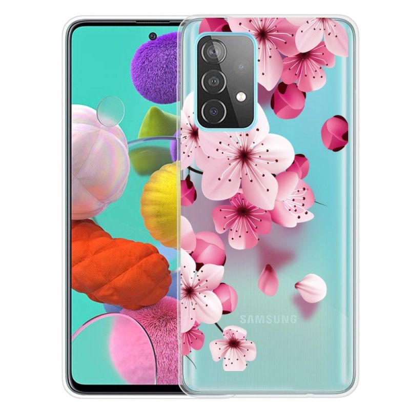 Case Kuoret Samsung Galaxy A72 4G / A72 5G Puhelinkuoret Pienet Vaaleanpunaiset Kukat