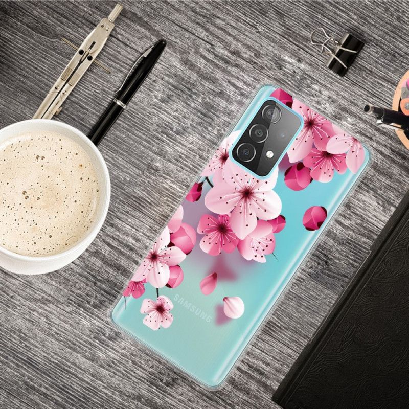 Case Kuoret Samsung Galaxy A72 4G / A72 5G Puhelinkuoret Pienet Vaaleanpunaiset Kukat