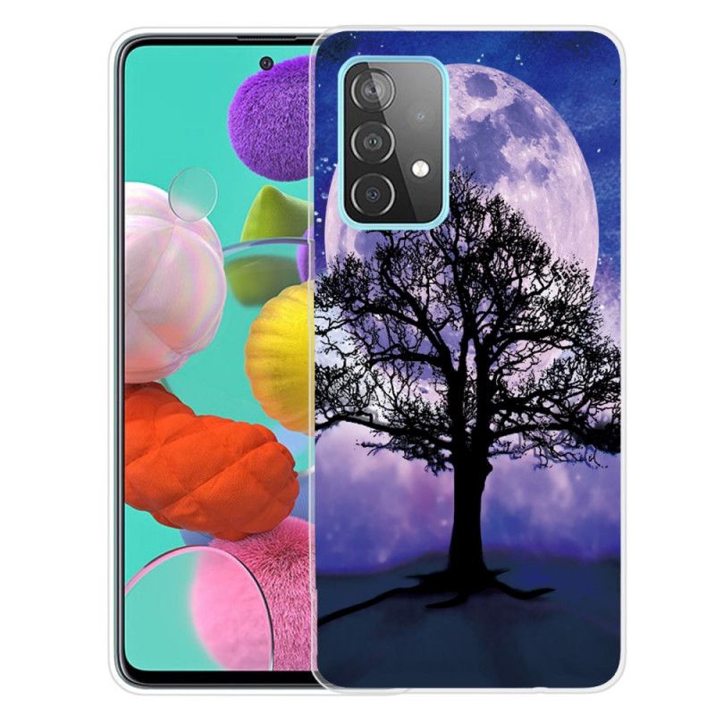 Case Kuoret Samsung Galaxy A72 4G / A72 5G Puhelinkuoret Puu Ja Kuu