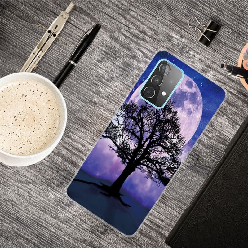 Case Kuoret Samsung Galaxy A72 4G / A72 5G Puhelinkuoret Puu Ja Kuu