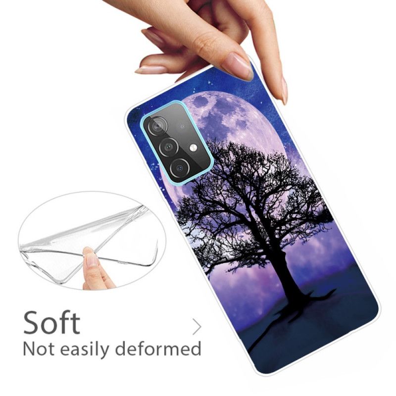 Case Kuoret Samsung Galaxy A72 4G / A72 5G Puhelinkuoret Puu Ja Kuu