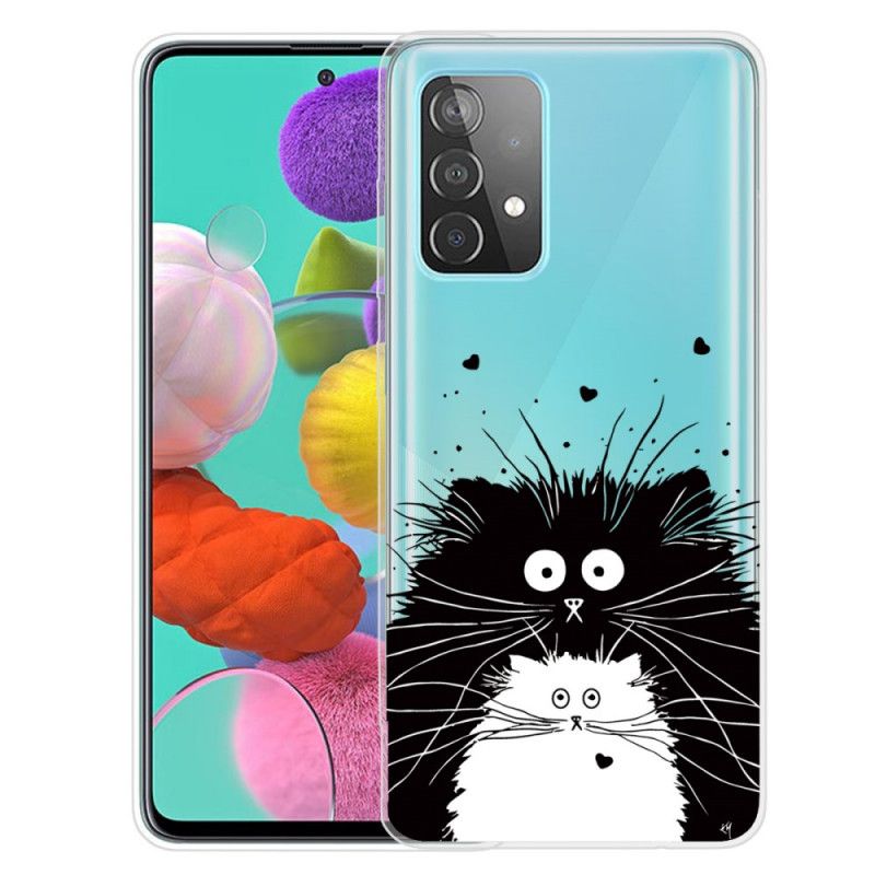 Case Kuoret Samsung Galaxy A72 4G / A72 5G Puhelinkuoret Tarkkaile Kissoja