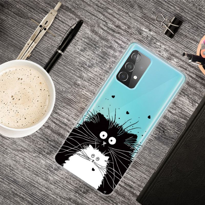 Case Kuoret Samsung Galaxy A72 4G / A72 5G Puhelinkuoret Tarkkaile Kissoja