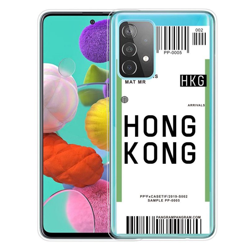 Kuori Samsung Galaxy A72 4G / A72 5G Maihinnousukortti Hongkongiin Suojakuori