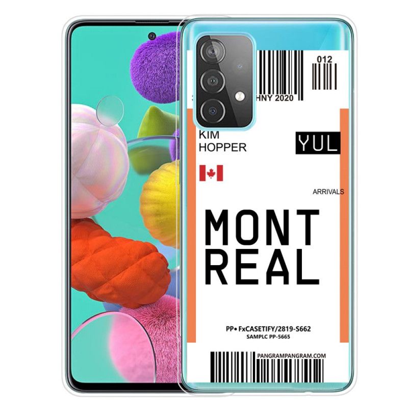 Kuori Samsung Galaxy A72 4G / A72 5G Maihinnousukortti Montrealiin