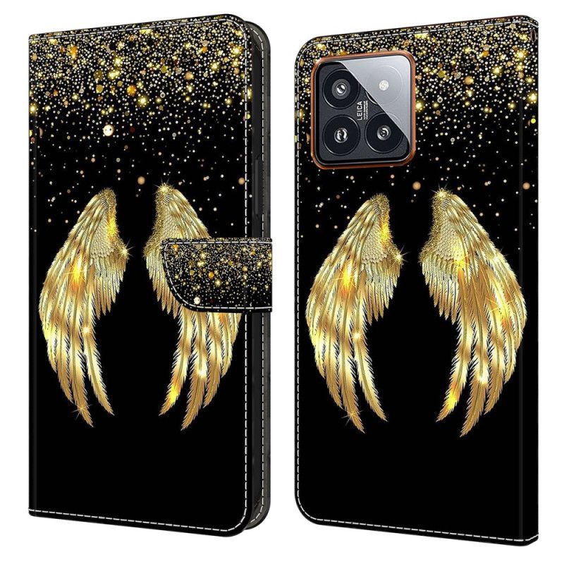 Kotelot Xiaomi 14 Pro Golden Wings