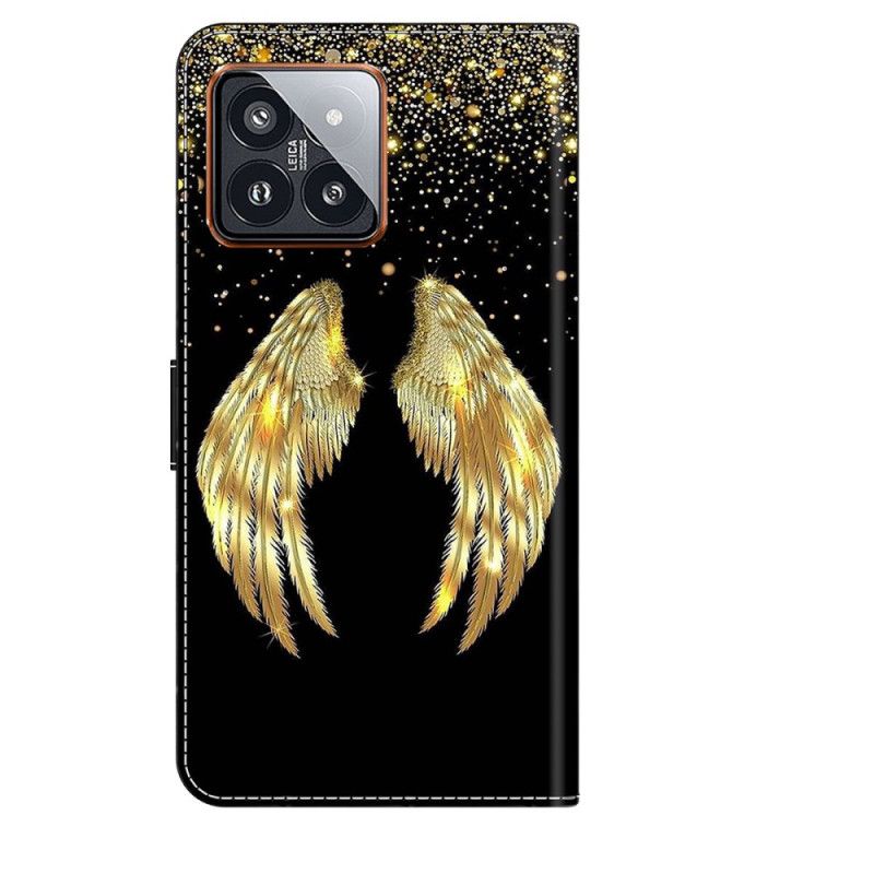 Kotelot Xiaomi 14 Pro Golden Wings