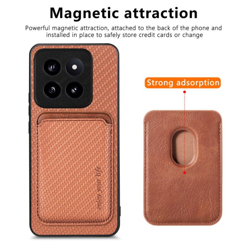 Kuori Xiaomi 14 Pro Irrotettava Magneettikorttipidike