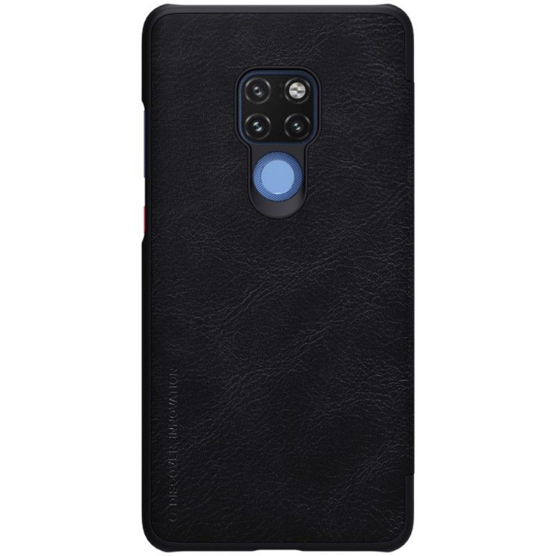 Flip Kotelot Huawei Mate 20 Ruskea Nillkin Qin -Sarja