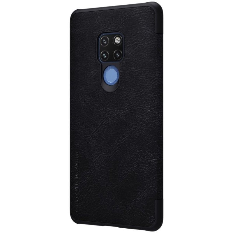 Flip Kotelot Huawei Mate 20 Ruskea Nillkin Qin -Sarja