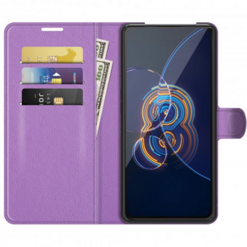 Kotelot Asus Zenfone 8 Flip Classic Faux Leather