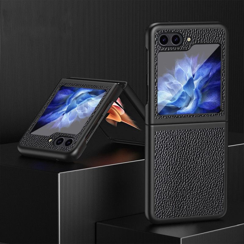 Case Samsung Galaxy Z Flip 6 Puhelinkuoret Litsi Keinonahkaa