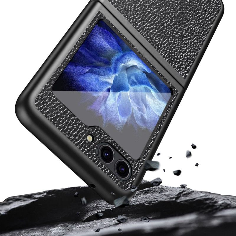 Case Samsung Galaxy Z Flip 6 Puhelinkuoret Litsi Keinonahkaa