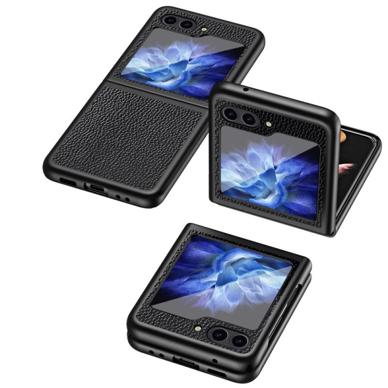 Case Samsung Galaxy Z Flip 6 Puhelinkuoret Litsi Keinonahkaa